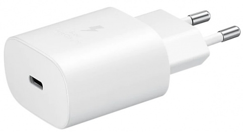 Samsung Сетевое зарядное устройство EP-TA800NWEGRU 25W, белый Фото 0