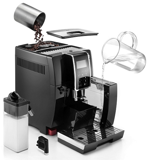 Кофемашина Delonghi Dinamica ECAM 350.55.B, черный Фото 5