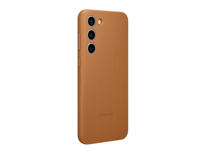 Чехол Samsung Galaxy S23+ Leather Case (EF-VS916LAEGRU), песочно-бежевый Фото 2