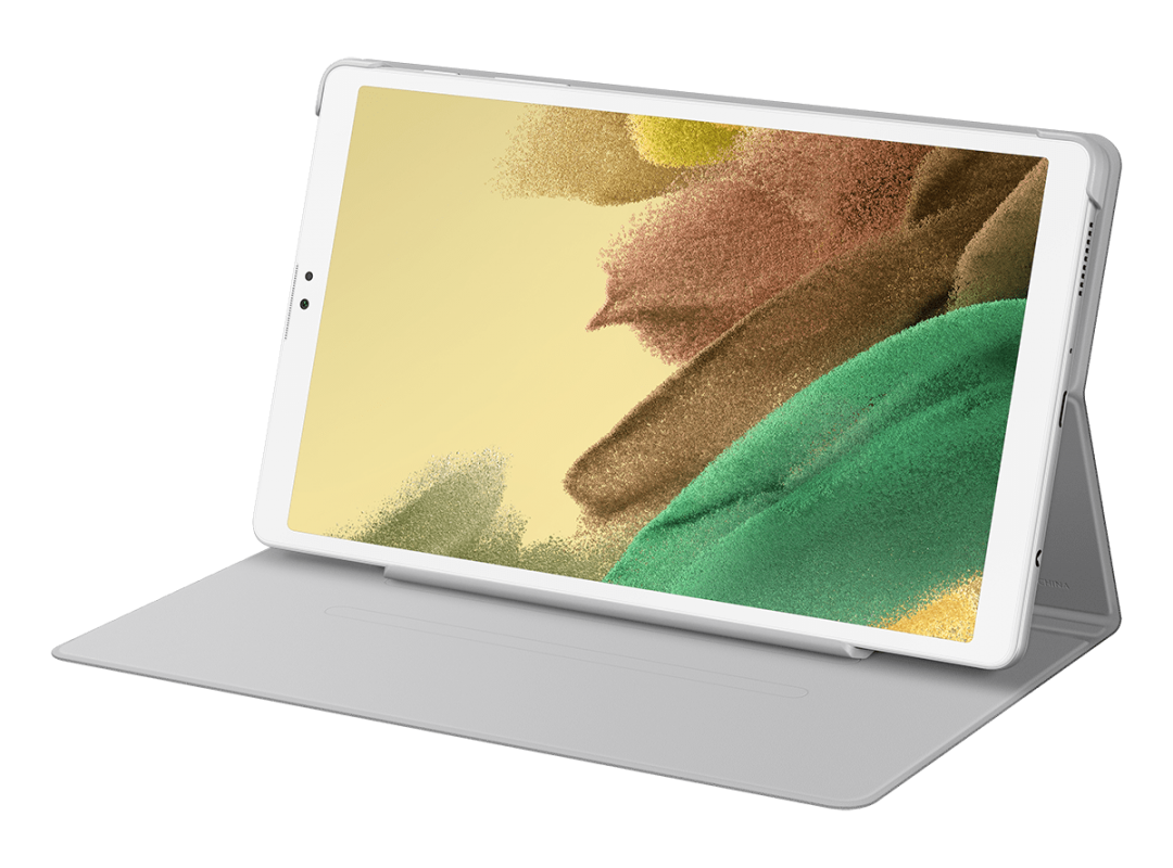 Чехол Samsung Book Cover Tab A7 Lite (EF-BT220PSEGRU), серебристый Фото 3