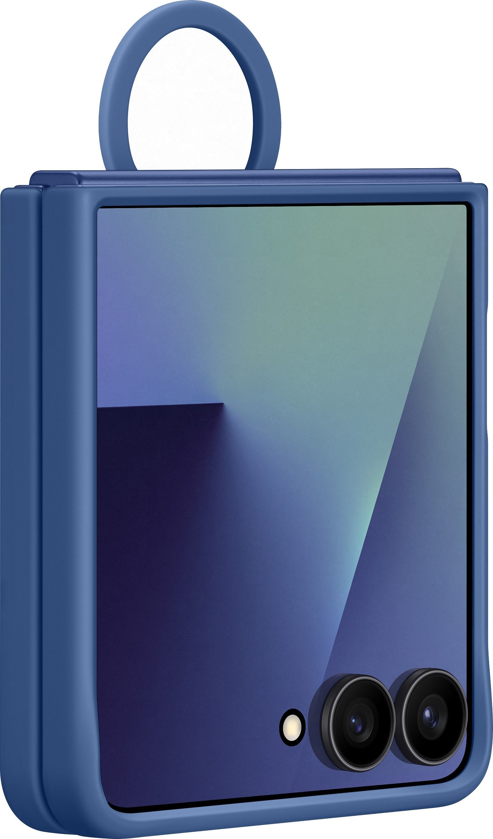 Чехол Samsung Ring Case для Galaxy Z Flip7, синий (EF-PF766TNEGRU) Фото 3