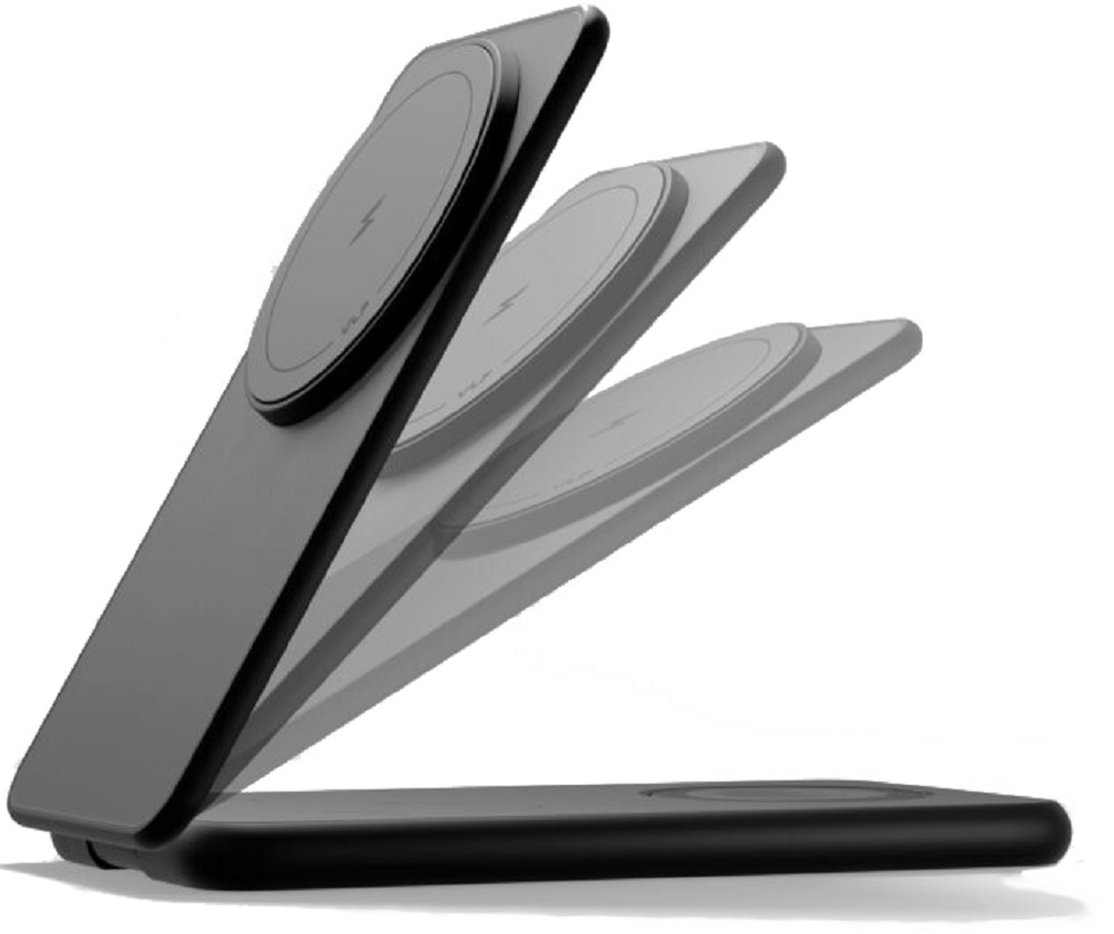 Беспроводное зарядное устройство VLP Alum Power Pro для Samsung, черный (1092014) Фото 3