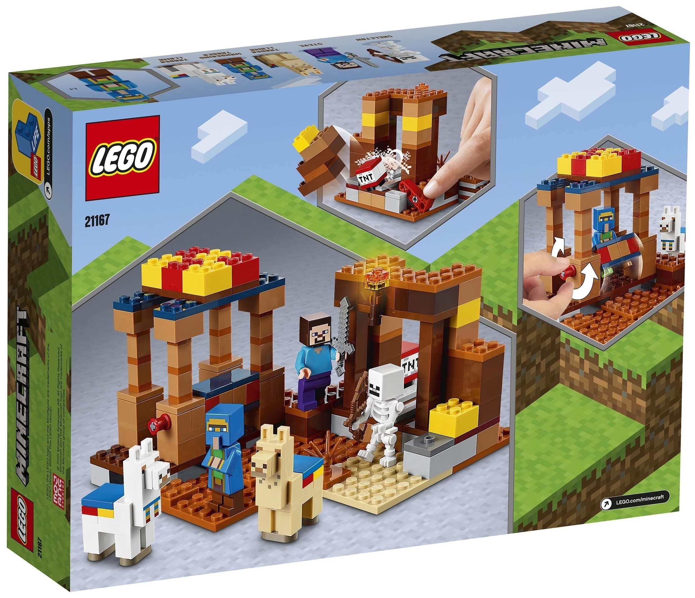 Конструктор LEGO Minecraft 21167 Торговый пост Фото 6
