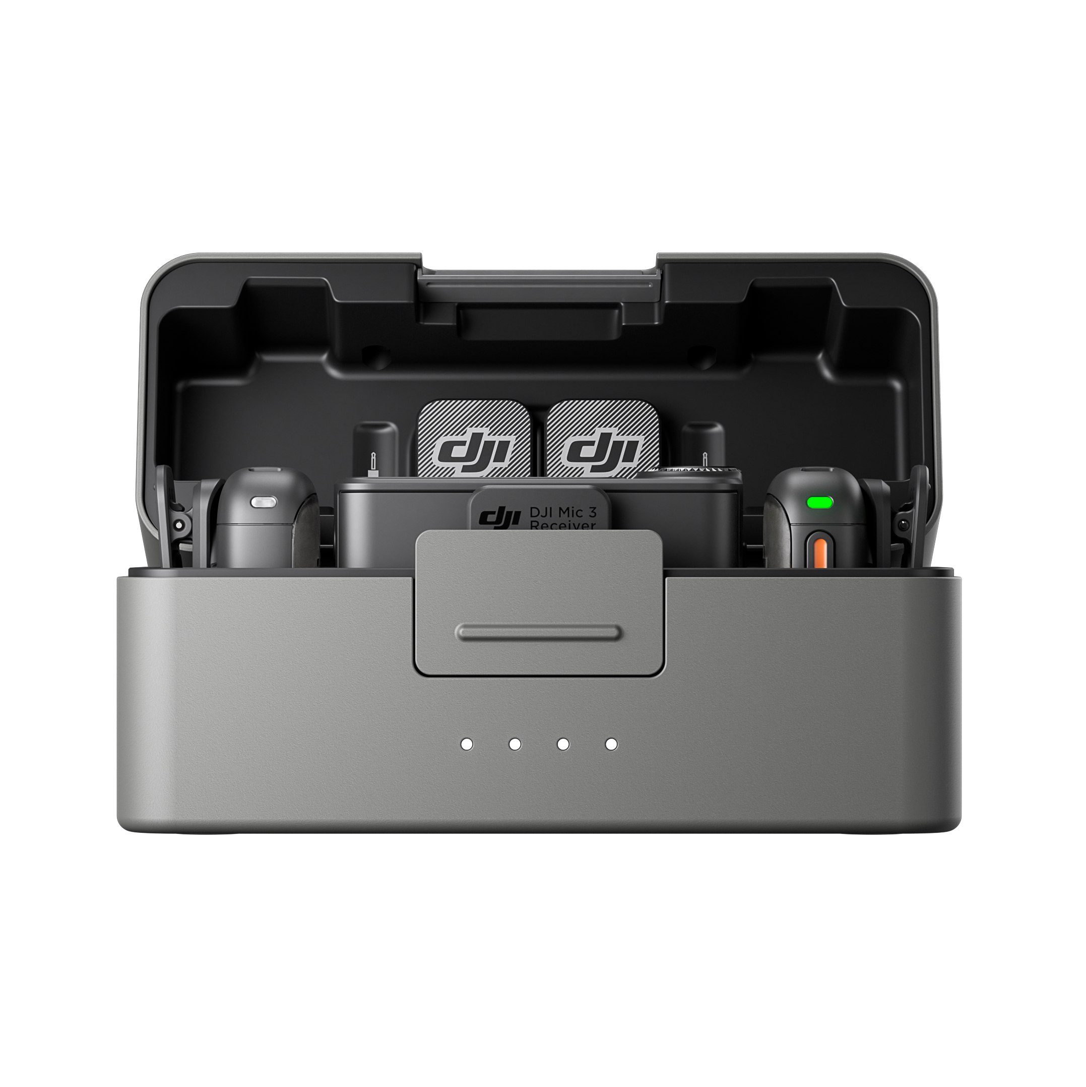 Беспроводной микрофон DJI Mic 3 (2 TX + 1 RX + зарядный футляр), черный Фото 0