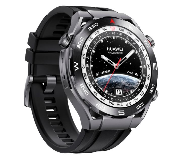 Смарт-часы HUAWEI WATCH Ultimate Black 55020AGP черный Фото 1