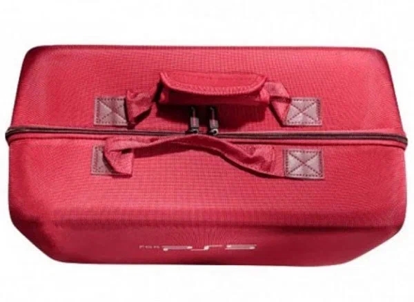 Сумка для консоли и геймпадов Playstation 5 Dead Skull Красная Фото 2