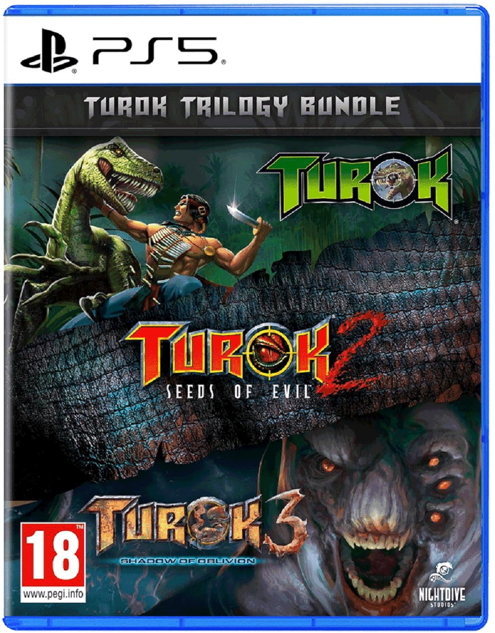 Игра Turok Trilogy Bundle для PS5, английская версия Фото 0