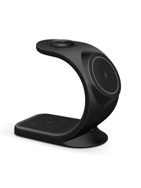 Беспроводное зарядное устройство vlp Powerstand 3in1, черный Фото 2