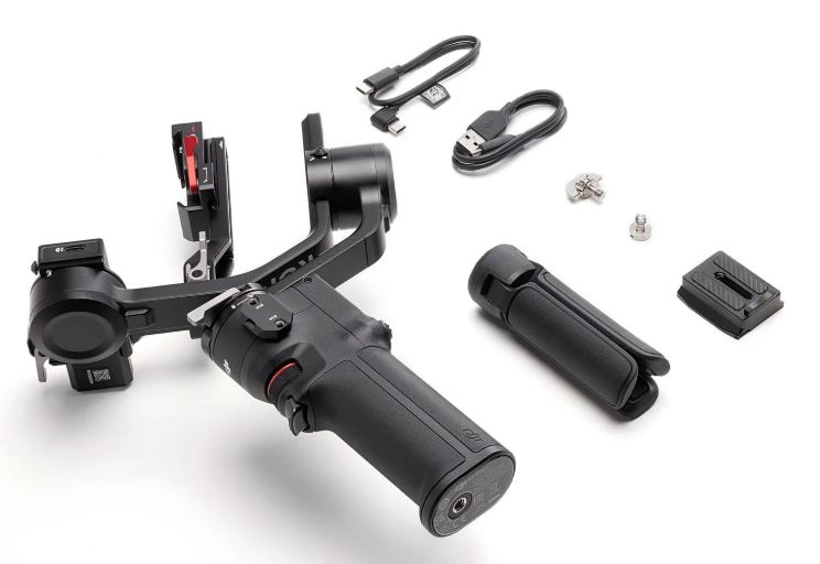 Электрический стабилизатор для зеркального фотоаппарата DJI RS 3 Mini, черный Фото 1