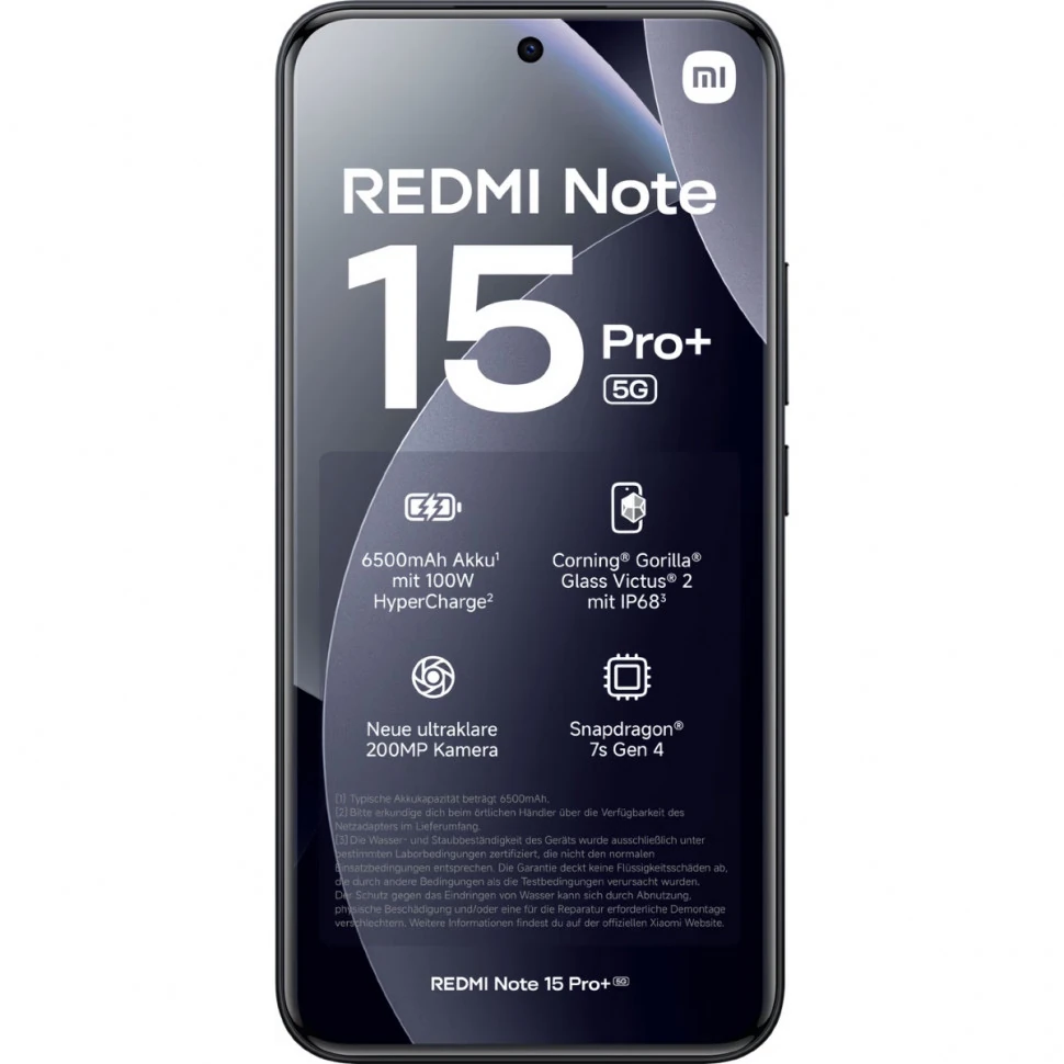 Смартфон Redmi Note 15 Pro+ 5G 12/512ГБ, черный Фото 1