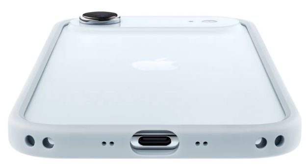 Бампер Apple Bumper для iPhone Air, голубой (Light Blue) MH024FE/A Фото 5