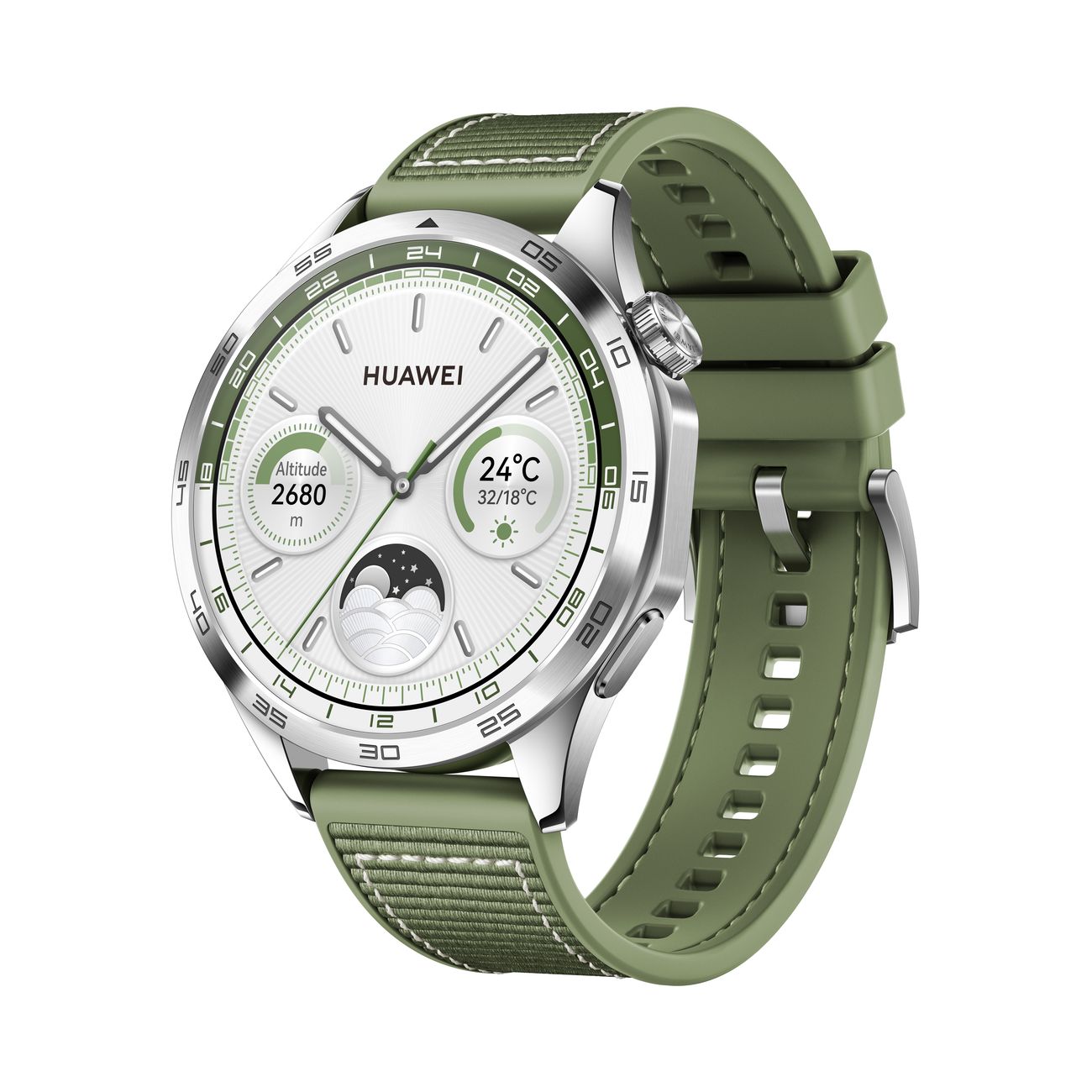 Смарт-часы HUAWEI Watch GT4 PNX-B19 (55020BGY) Woven Green Фото 0