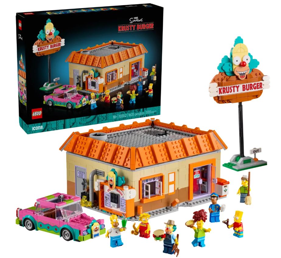 Конструктор LEGO Icons 10352 Симпсоны: Красти Бургер Фото 0