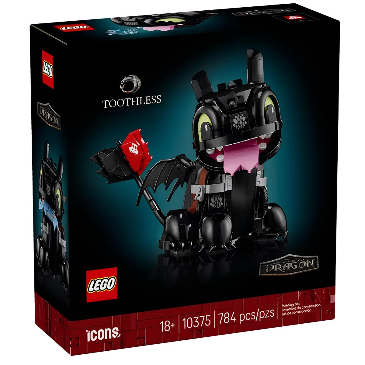 Конструктор Lego Icons 10375 Как приручить дракона: Беззубик Фото 0