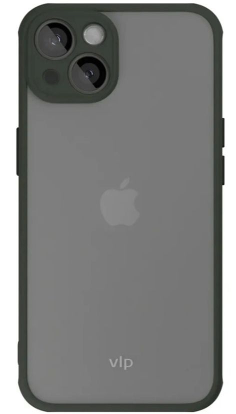 Чехол VLP Matte Case для iPhone 13, темно-зеленый Фото 0
