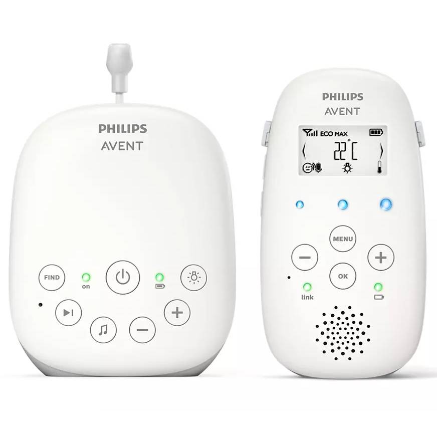 Радионяня Philips Avent Audio Baby Monitor DECT SCD713/26, белый Фото 1