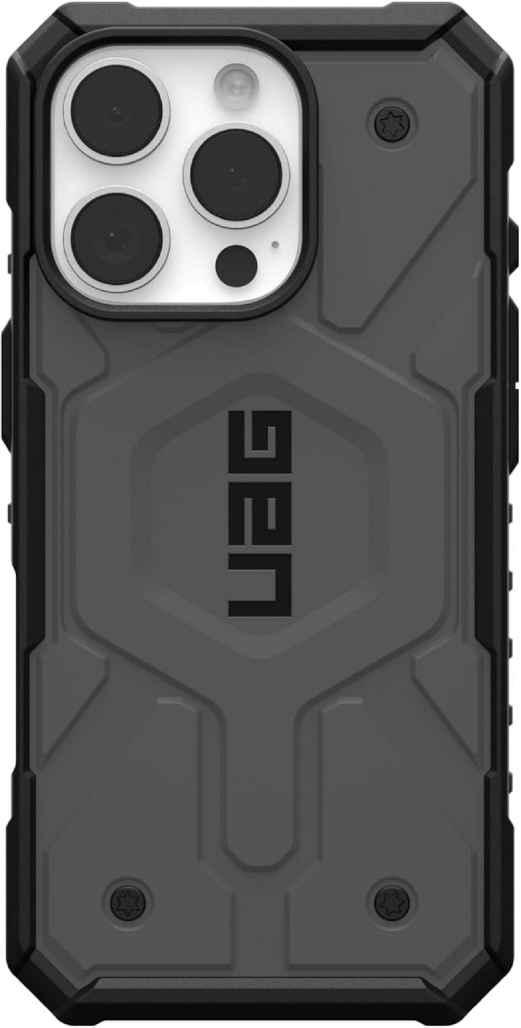 Чехол UAG Pathfinder c MagSafe для iPhone 16 Pro, серебро (114468113333) Фото 0