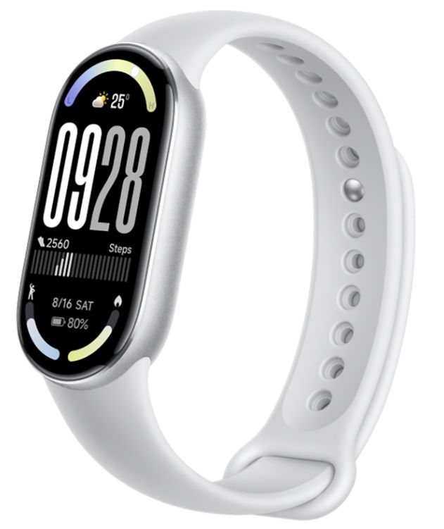 Фитнес-браслет Xiaomi Smart Band 10, серебристый (Glacier Silver) Фото 0