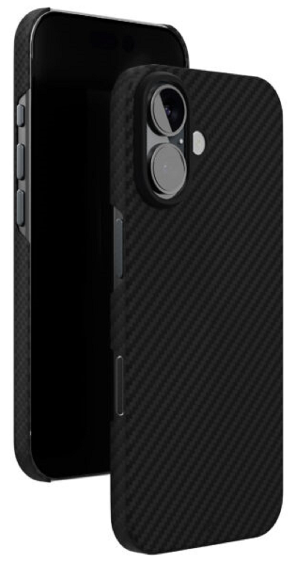 Чехол VLP Kevlar Case с MagSafe для iPhone 16, черный (1058039) Фото 1