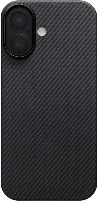 Чехол Pitaka Ultra-Slim Case для iPhone 17, черный (KI1701) Фото 0