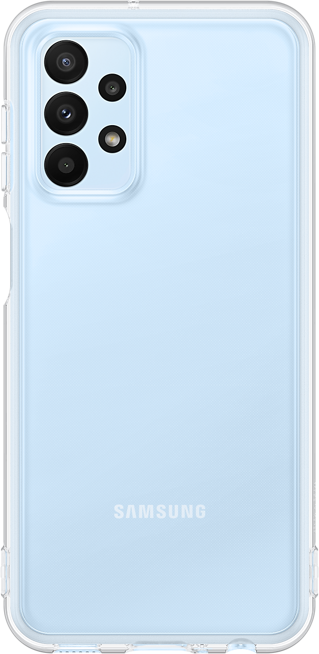 Чехол Samsung Soft Clear Cover A23 (EF-QA235TTEGRU), прозрачный Фото 0