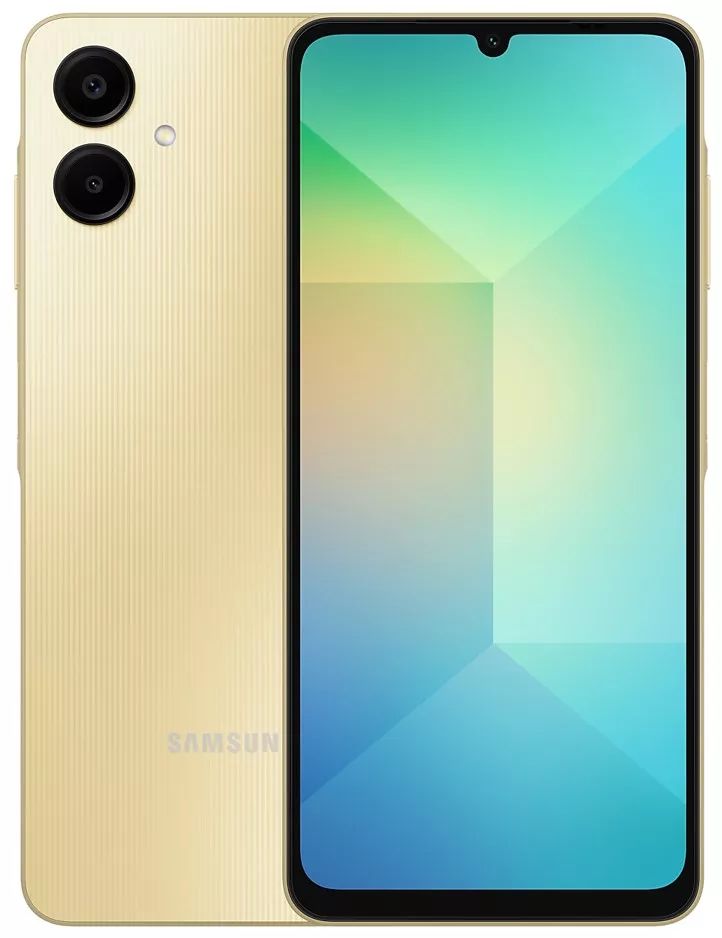 Смартфон Samsung Galaxy A06 6/128 Гб, золотой (Gold) Фото 0