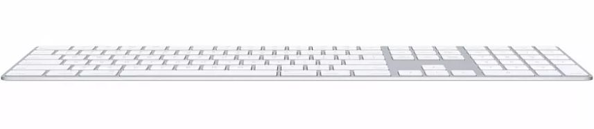 Клавиатура Apple Magic Keyboard with Numeric Keypad, серебристый (MXCJ3RS/A) Фото 4