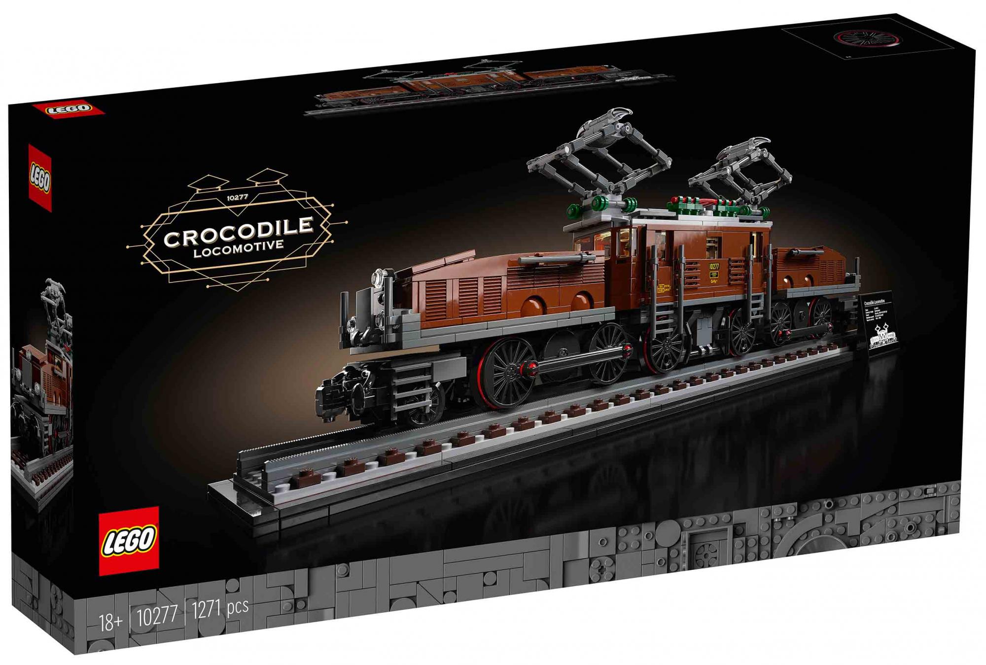 Конструктор LEGO Crocodile Locomotive (10277) Фото 0