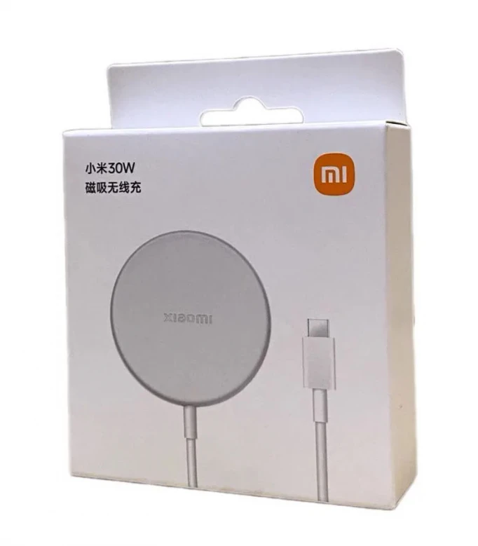 Беспроводное зарядное устройство XiaoMi Wireless Magnetic Charger 30W, белый (BHR9364CN) Фото 3