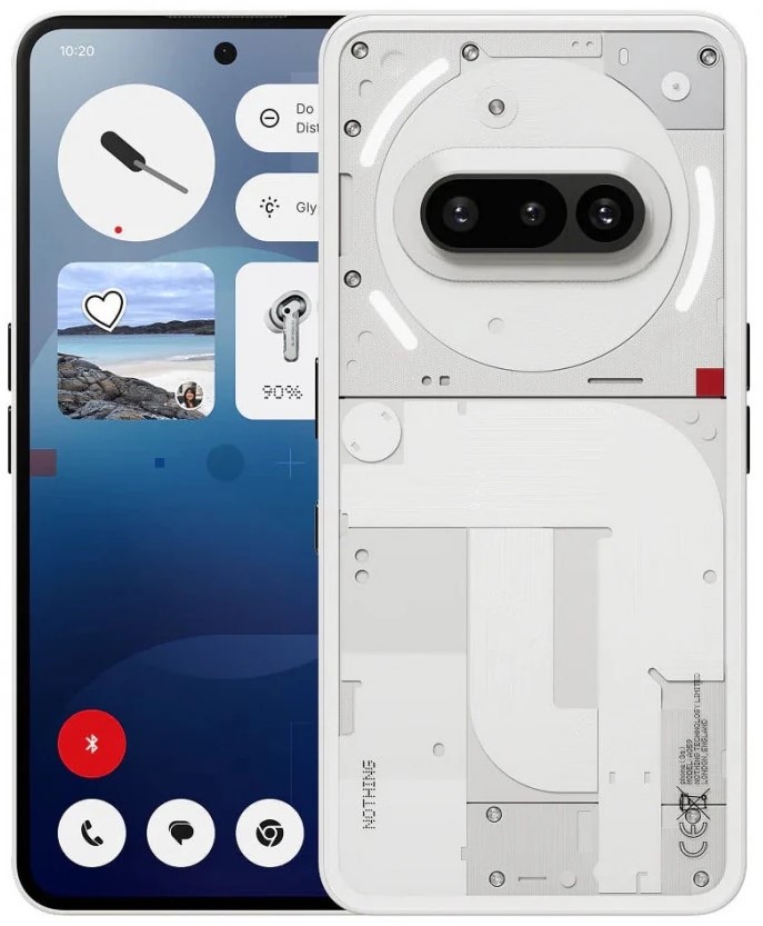Смартфон Nothing Phone (3a) 8/128Гб, белый Фото 0