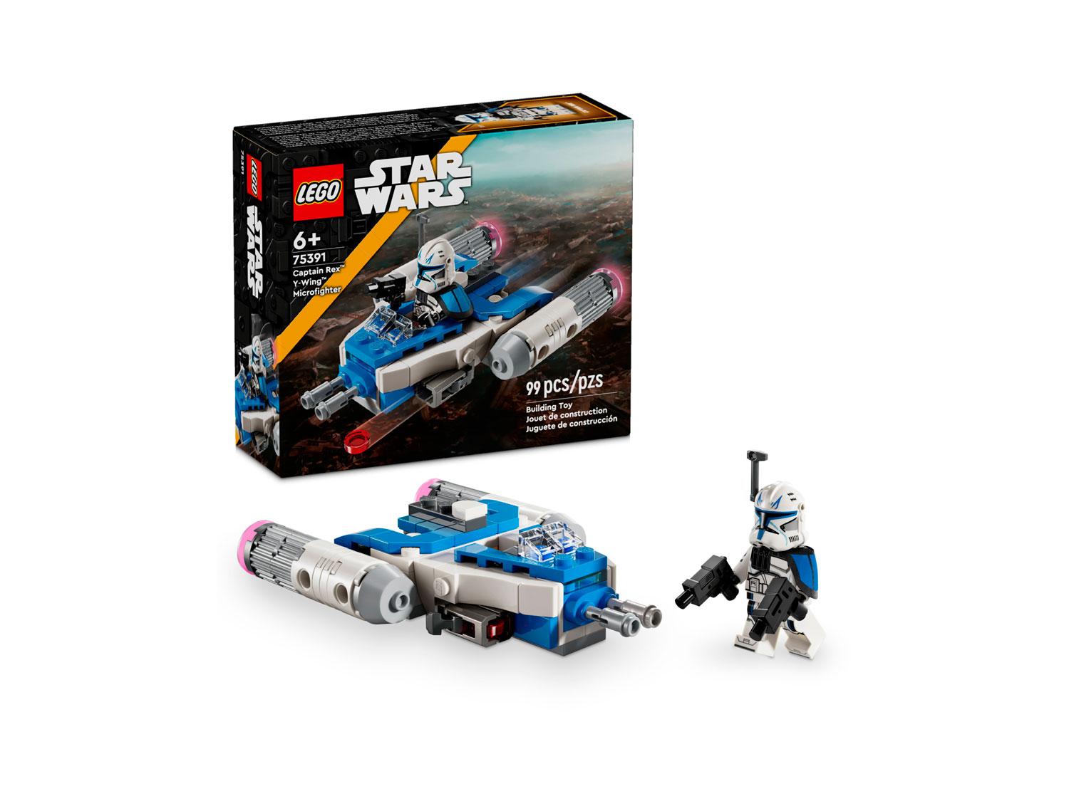 Конструктор LEGO Star Wars 75391 Микрофайтер Y-Wing Капитана Рекса Фото 0