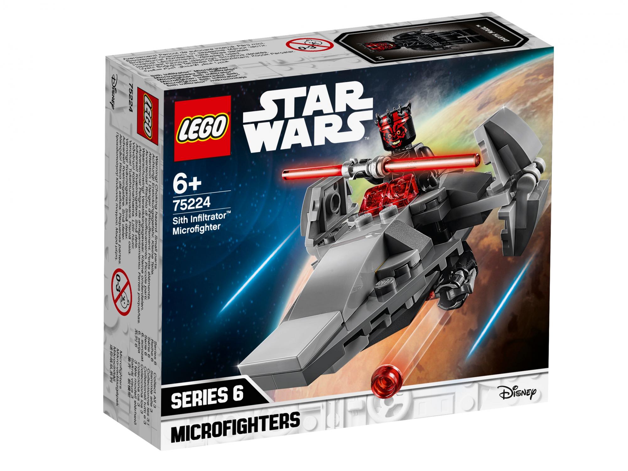Конструктор LEGO Star Wars 75224 Микрофайтеры: Корабль-лазутчик ситхов Фото 0