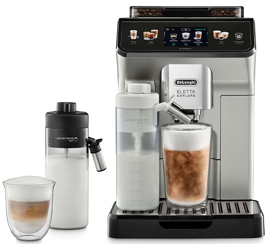 Кофемашина DeLonghi Eletta Explore ECAM 450.65.S, серебристый Фото 0