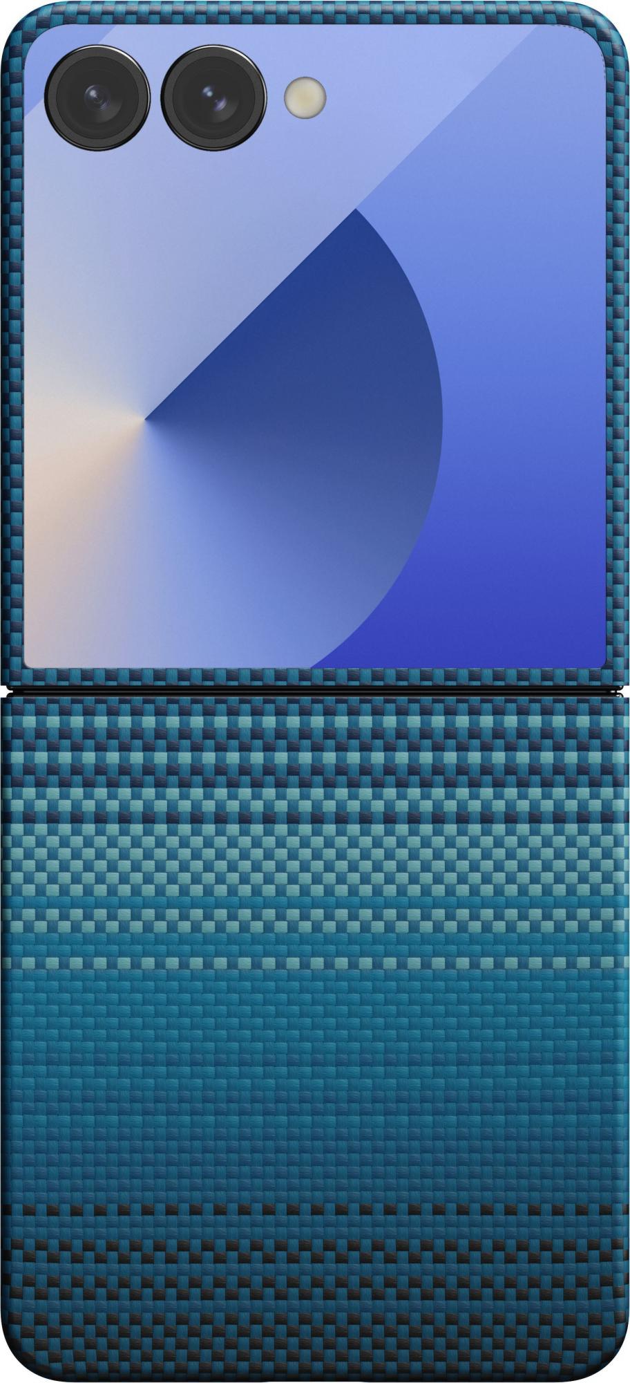 Чехол Pitaka Ultra-Slim Case для Galaxy Z Flip7, синий (FMFLIP7) Фото 0