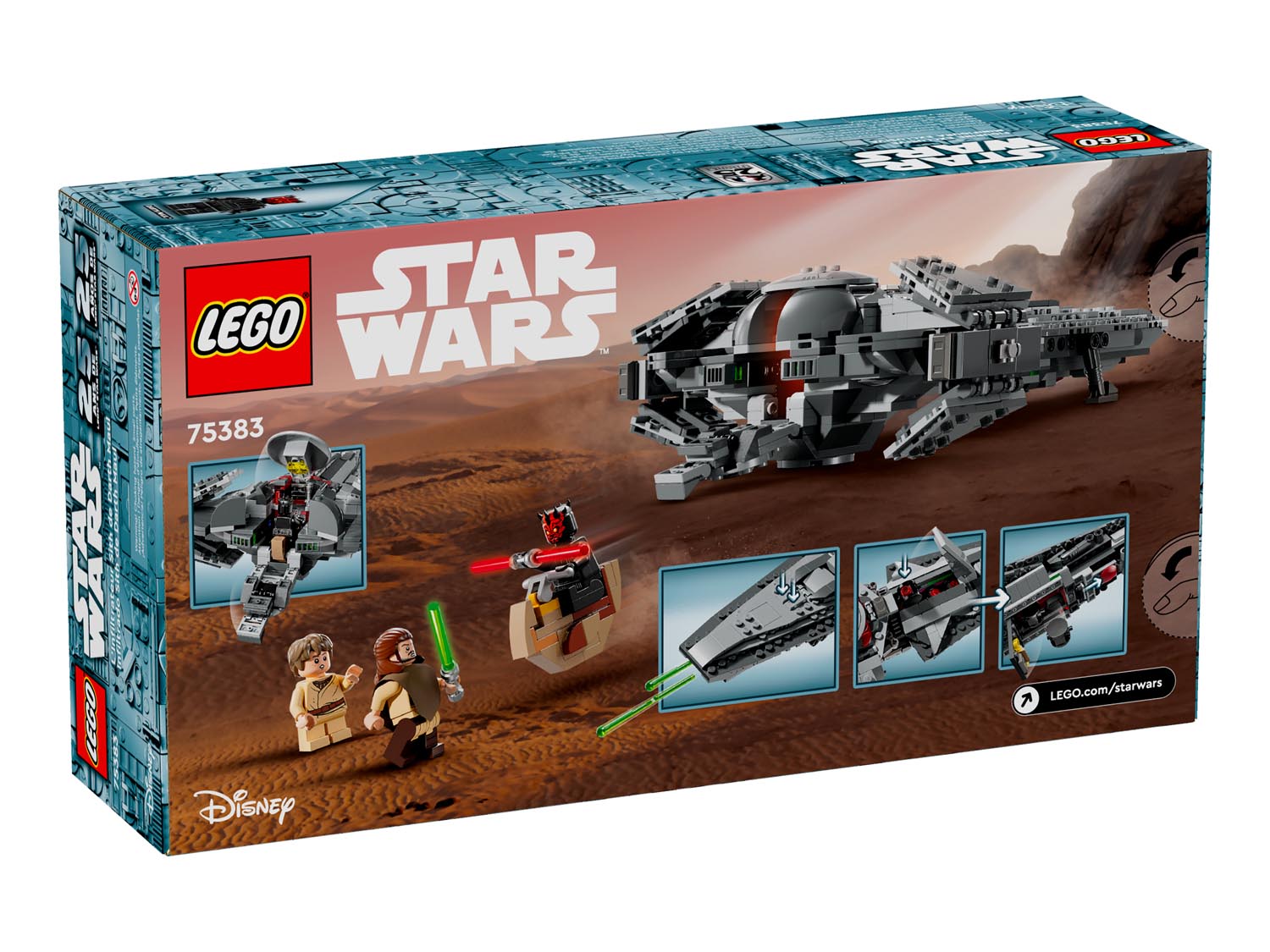 Конструктор LEGO Star Wars 75383 Ситх-лазутчик Дарта Мола Фото 5