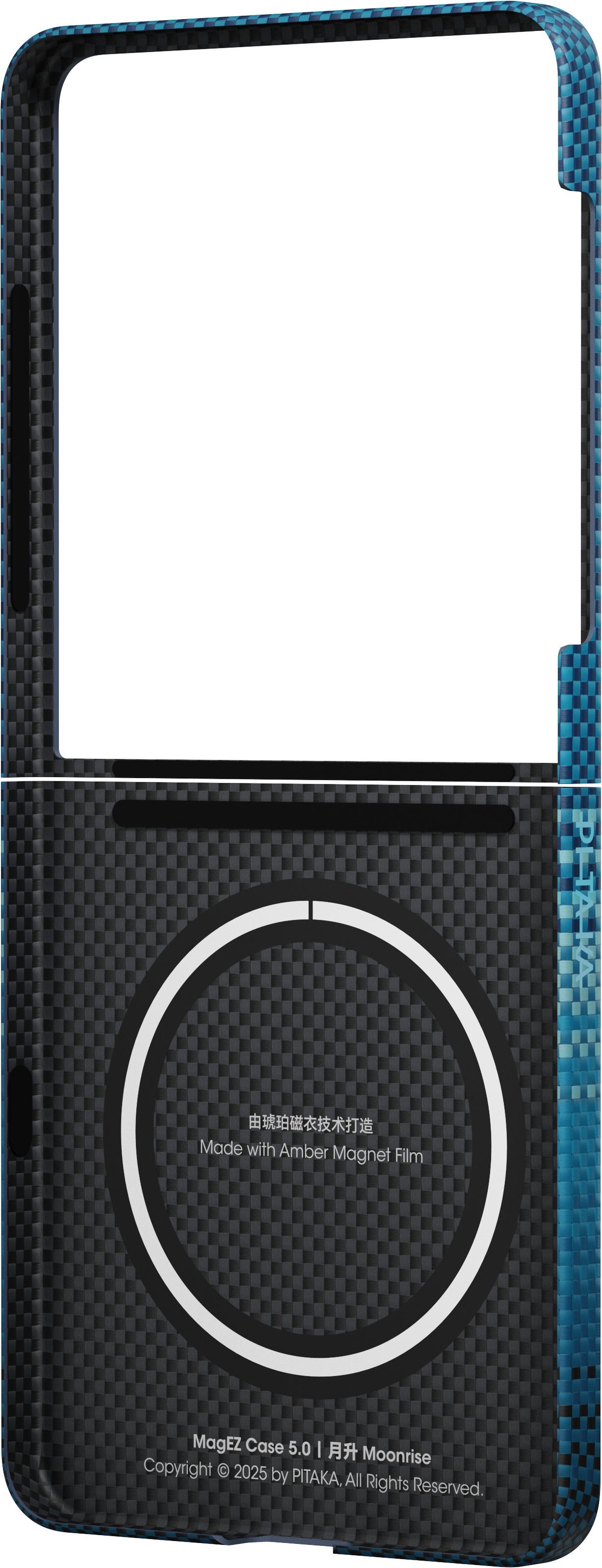 Чехол Pitaka Ultra-Slim Case для Galaxy Z Flip7, синий (FMFLIP7) Фото 1