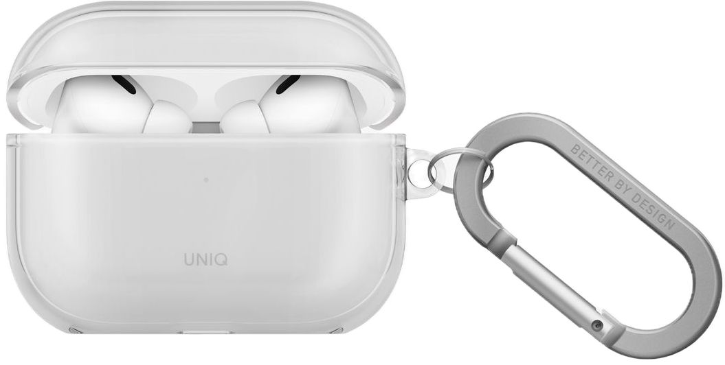 Чехол Uniq Glase Glossy для AirPods Pro 3, прозрачный (AIRPODSPRO3-GLSGCLR) Фото 0