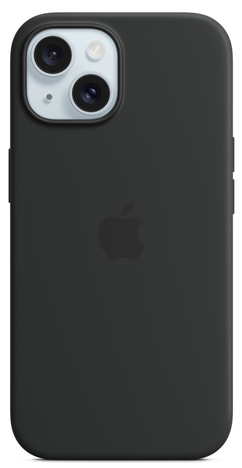 Чехол Apple для iPhone 15 Plus Silicone Case с MagSafe, Black (MT103) Фото 0