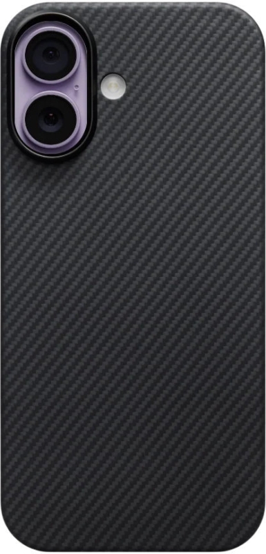 Чехол Pitaka Ultra-Slim Case для iPhone 17, черный (KI1701) Фото 1