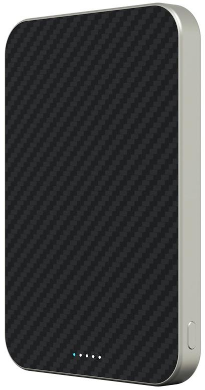 Внешний аккумулятор Magssory Powerbank Pride MagSafe 5000 mAh, титан Фото 0