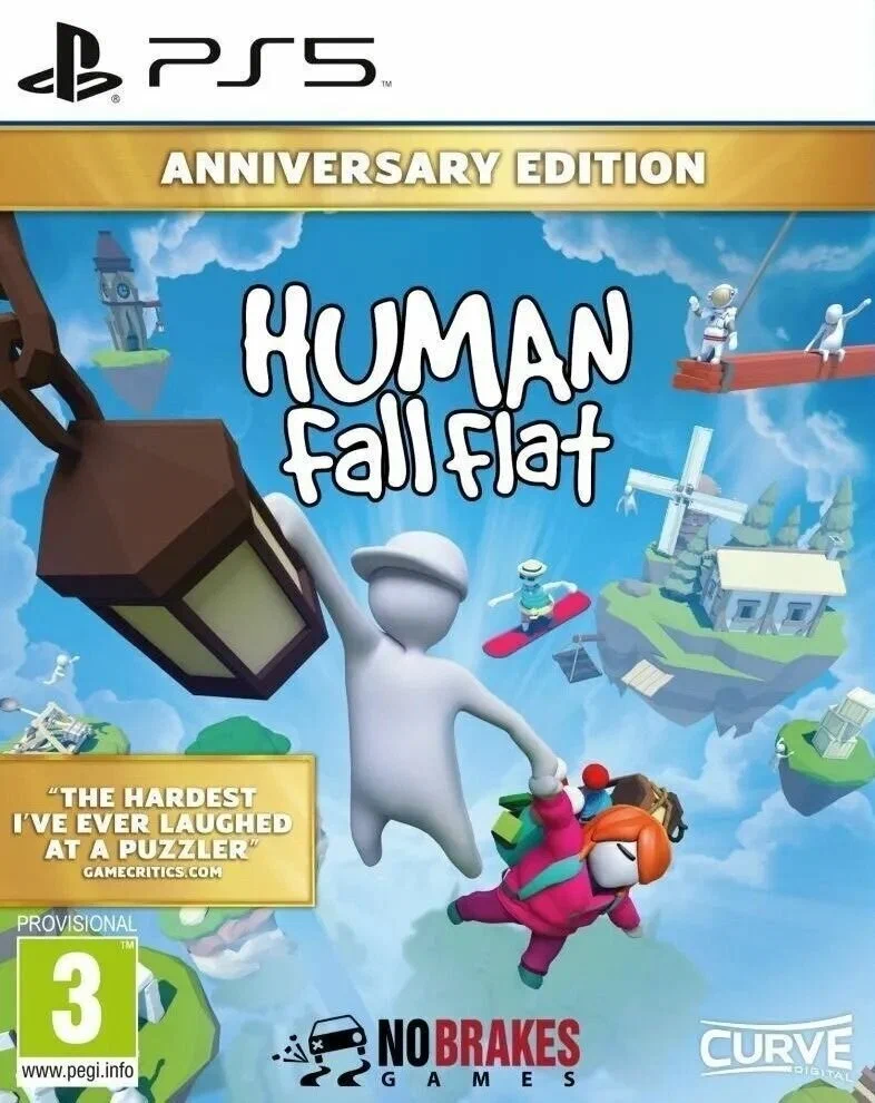 Игра Human Fall Flat Anniversary Edition (PlayStation 5, Русские субтитры) Фото 0