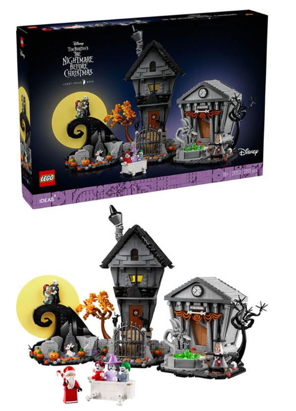 Конструктор LEGO Ideas 21351 «Кошмар перед Рождеством» Тима Бёртона Фото 2