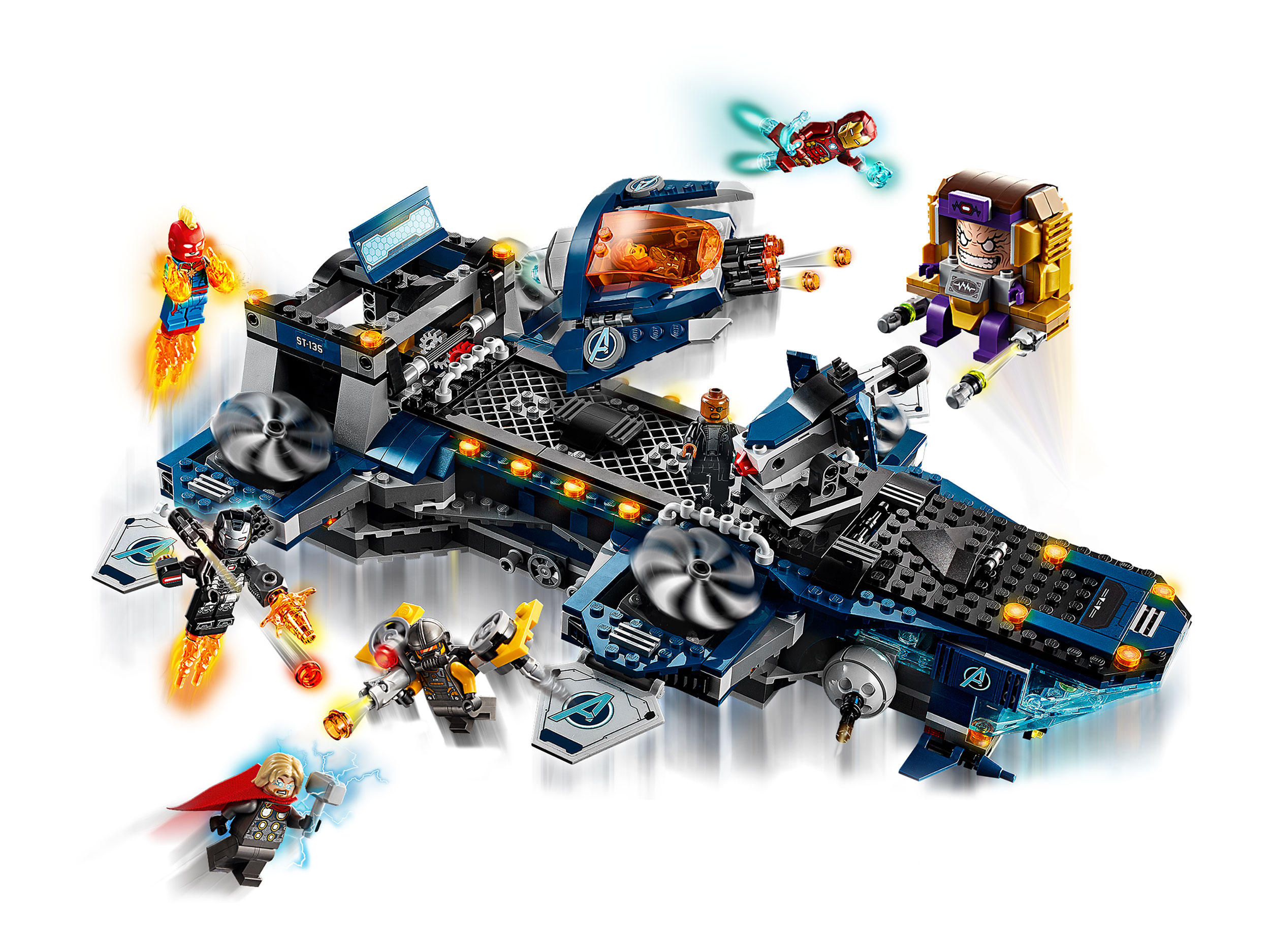 Конструктор LEGO 76153 Super Heroes Геликарриер Фото 1