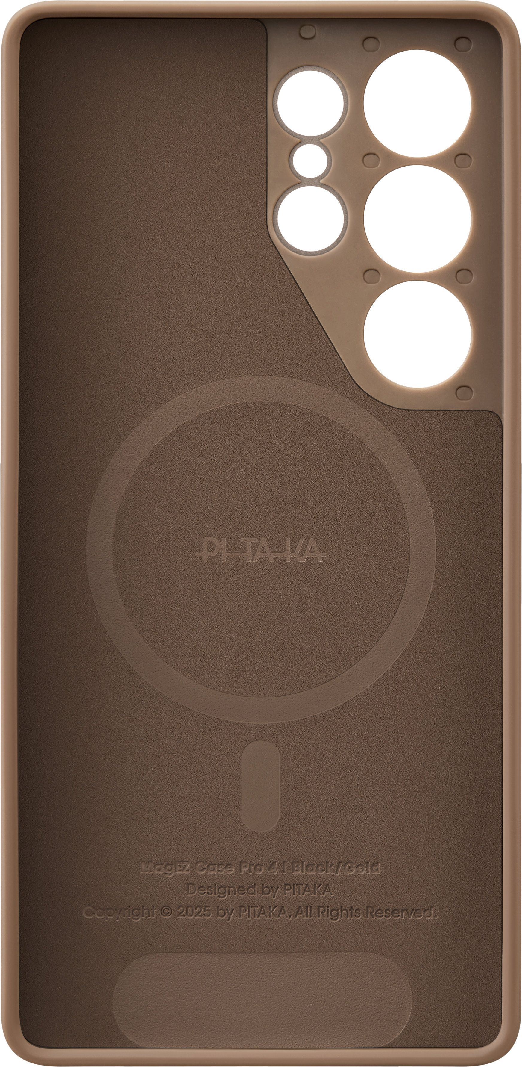 Чехол Pitaka PIN Button для Samsung Galaxy S25 Ultra, золотой (PBS2502U) Фото 4