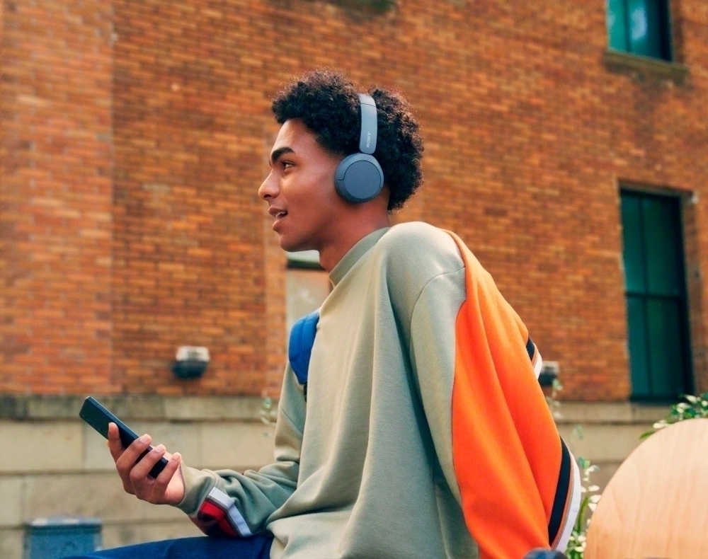 Беспроводные наушники Sony WH-CH520, Blue Фото 6