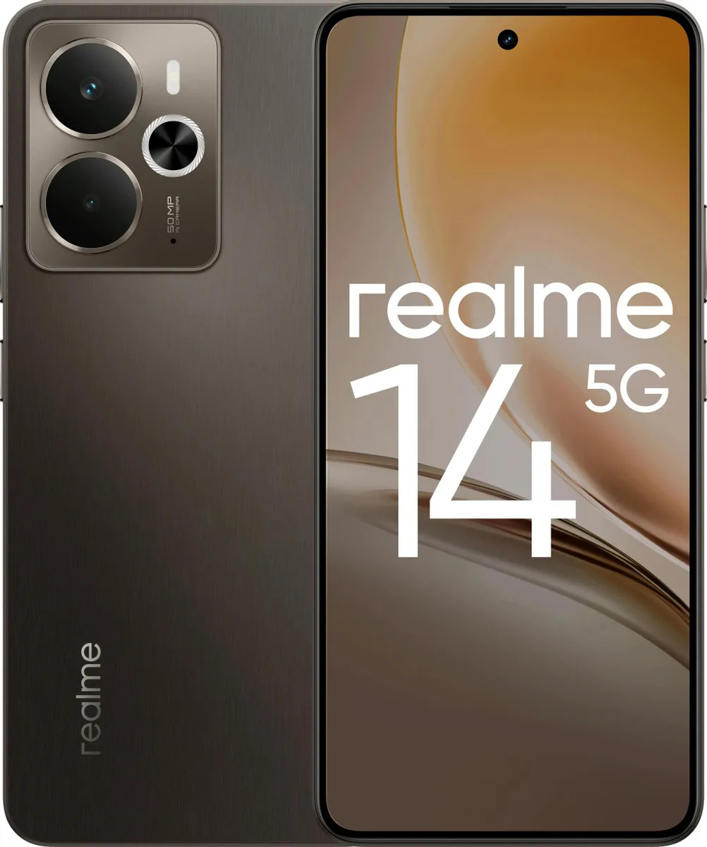 Смартфон Realme 14 5G 8/256 ГБ, черный Фото 0