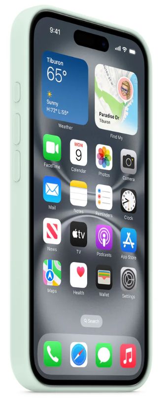 Чехол Apple c MagSafe для iPhone 16, Aquamarine (MDGP4ZM/A) Фото 5