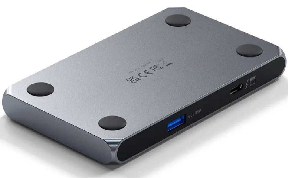 Адаптер Satechi Thunderbolt 4 Slim Hub, серый космос (ST-T4SHM) Фото 1