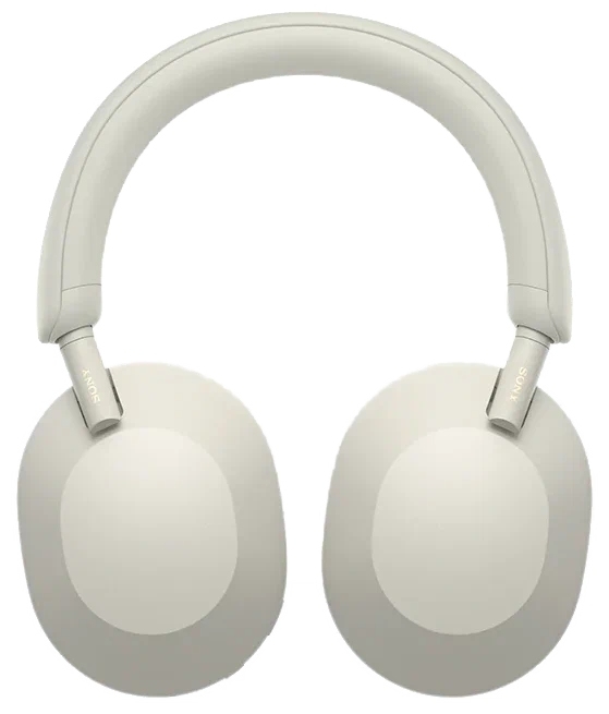 Беспроводные наушники Sony WH-1000XM5, серебристый Фото 2