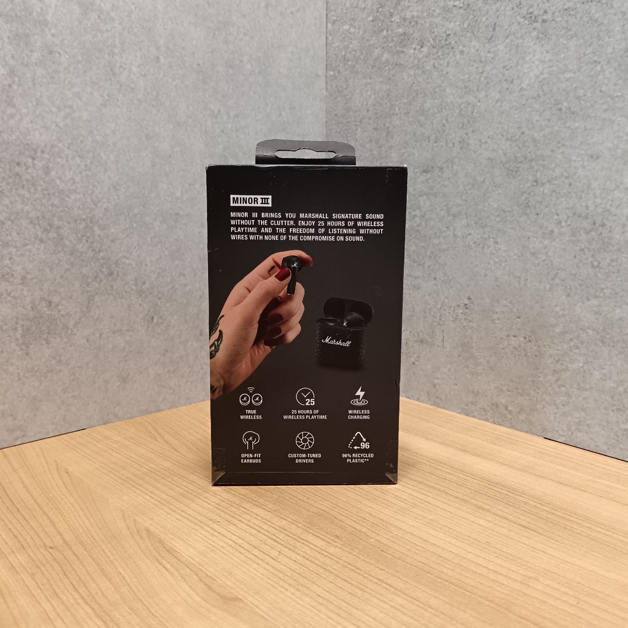 Беспроводные наушники Marshall Minor 3, черный Фото 4
